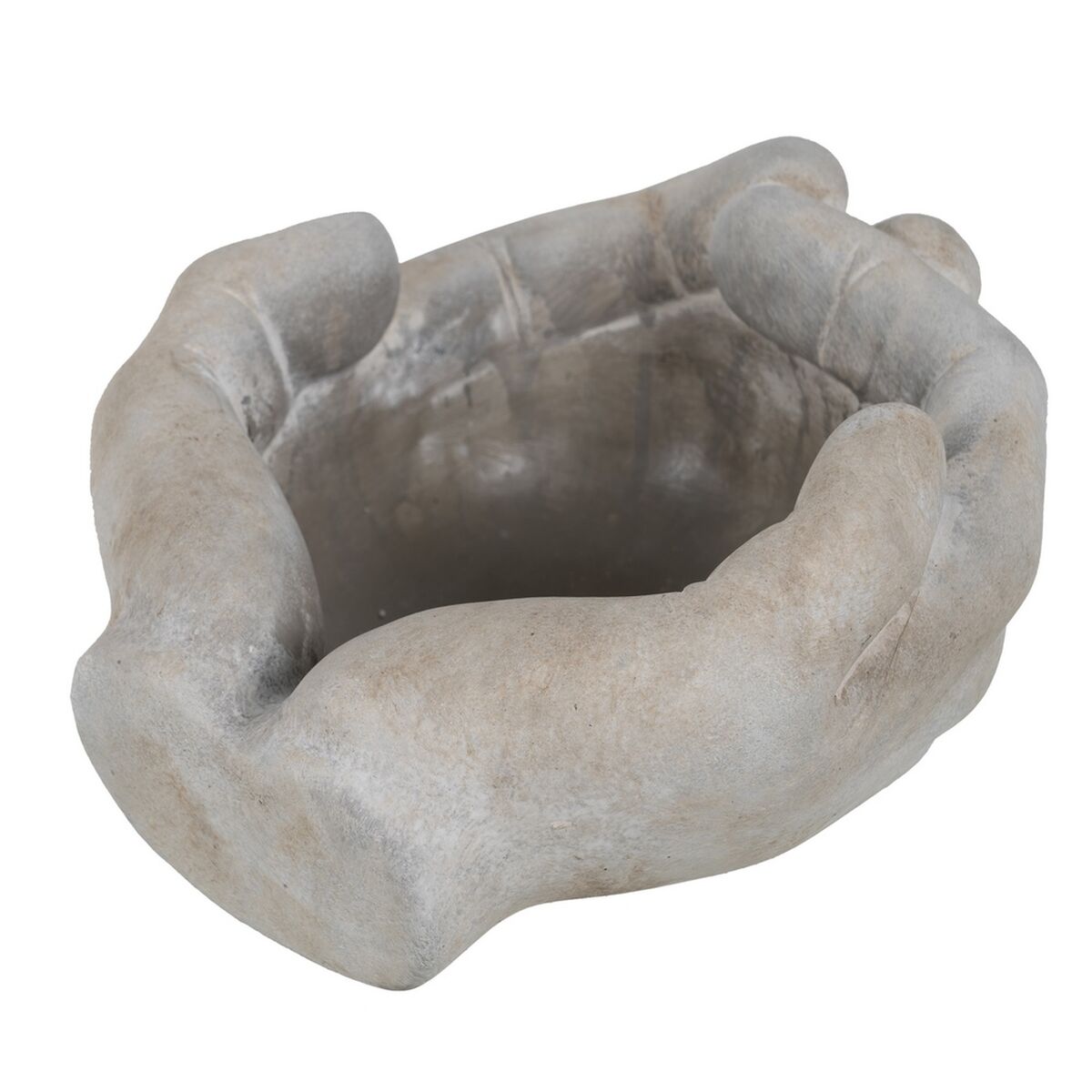 Planter Grå Sement Hånd 24 x 22 x 12 cm